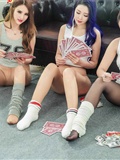 [AISs love] silk stockings leg shooting no.080 go home to play cards(8)